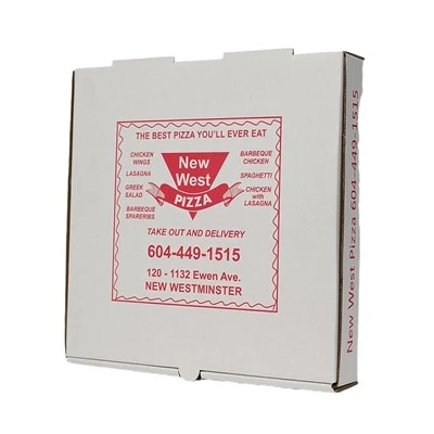 Προσαρμοσμένο λογότυπο Pizza Box με οικολογικό χαρτί Kraft