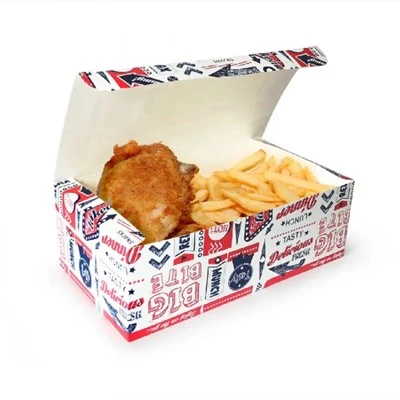 Χάρτινο κουτί μιας χρήσης Fish and Chips